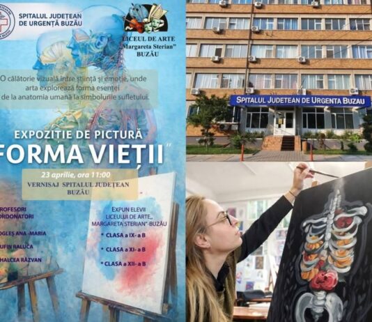 (FOTO) Lucrări inedite expuse la Spitalul Județean. Vernisajul, joi, 23 aprilie
