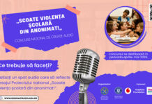 Provocare-concurs. Ești elev de gimnaziu? Fă un spot radio! „Scoate violența școlară din anonimat!”