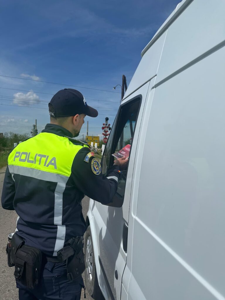 amenzi șoferi treceri cale ferată, polițiști treceri cale ferată Buzău