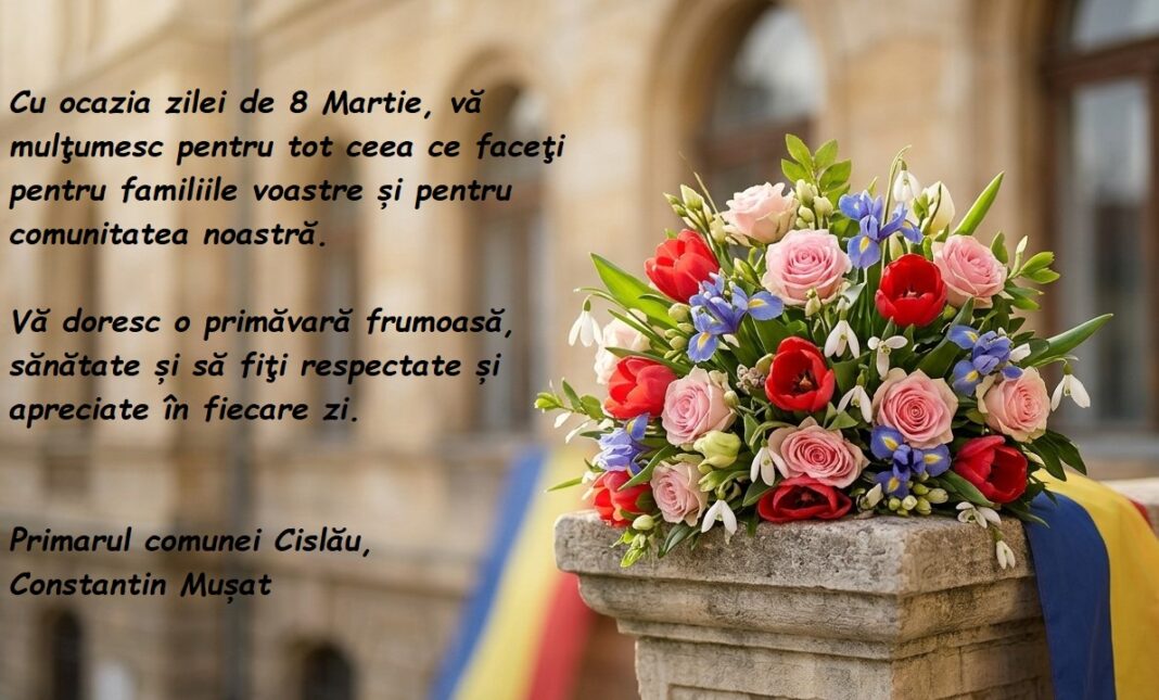mesaj 8 martie Cislau