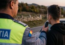 Inconștient! La 19 ani, băut și fără permis auto. L-a costat o zi în arestul IPJ