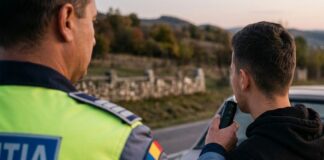 Inconștient! La 19 ani, băut și fără permis auto. L-a costat o zi în arestul IPJ