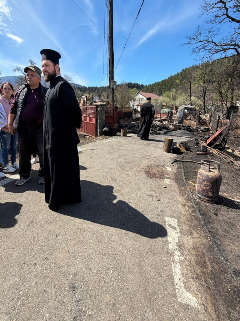 ajutor Arhiepiscopia Buzăului și Vrancei, colectă bani Arhiepiscopie incendiu Soveja