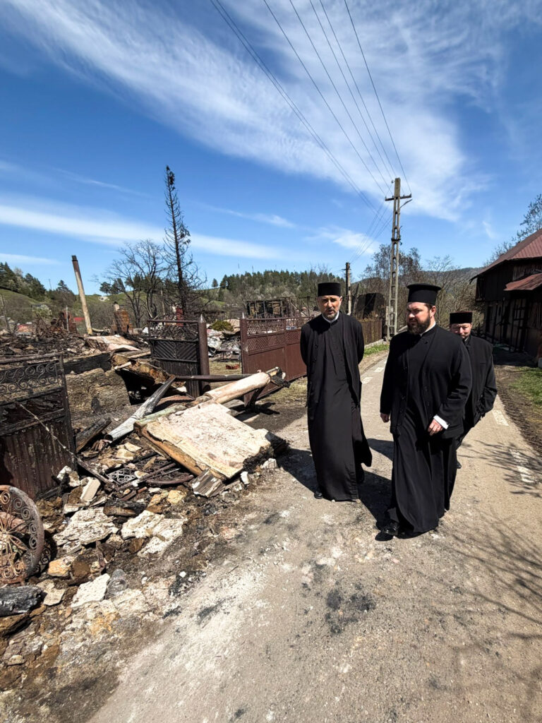 ajutor Arhiepiscopia Buzăului și Vrancei, colectă bani Arhiepiscopie incendiu Soveja