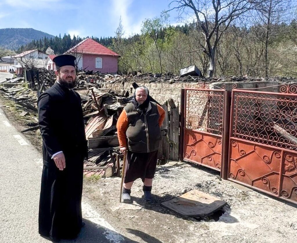 ajutor Arhiepiscopia Buzăului și Vrancei, colectă bani Arhiepiscopie incendiu Soveja