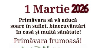 Mesajul de Mărțișor al Primăriei Balta Albă