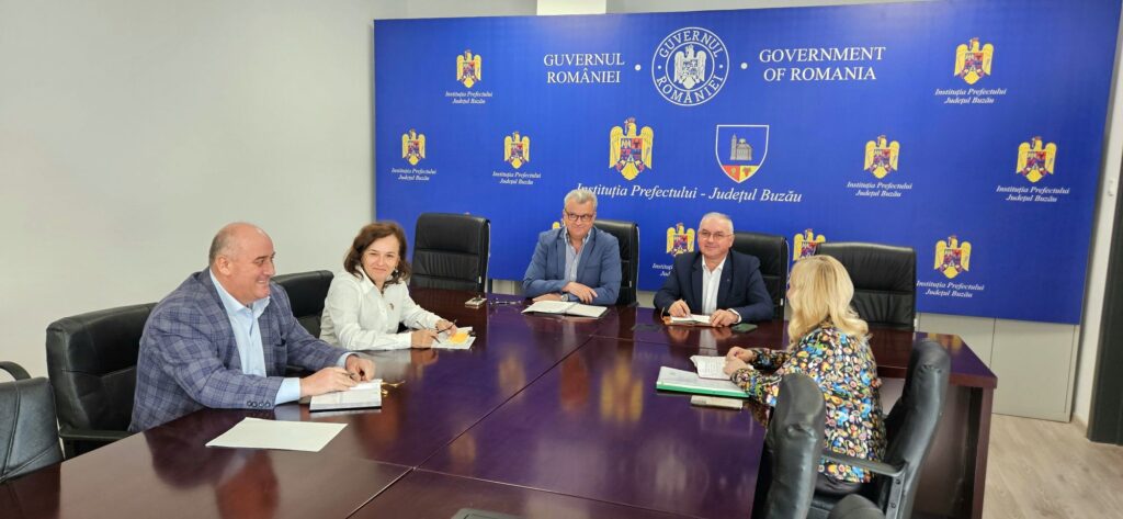 Cosmin Marian Lazăr director Cancelarie Prefectura Buzău, prefect Leonard Dimian ședințe Casa Albă