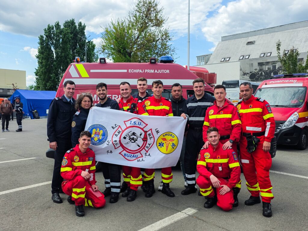 salvatori ISU Buzău competiție prim ajutor descarcerare