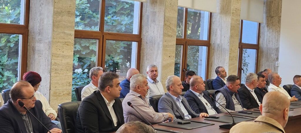 Prefectul Dimian, ședință cu primarii. Analiza proiectelor prin PNRR 4 prefect de Buzău Leonard Dimian, prefect ședință primari proiecte PNRR, ședință prefect Buzău proiecte PNRR