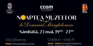 Noaptea Muzeelor, la Domeniul Marghiloman. Iată programul evenimentului!