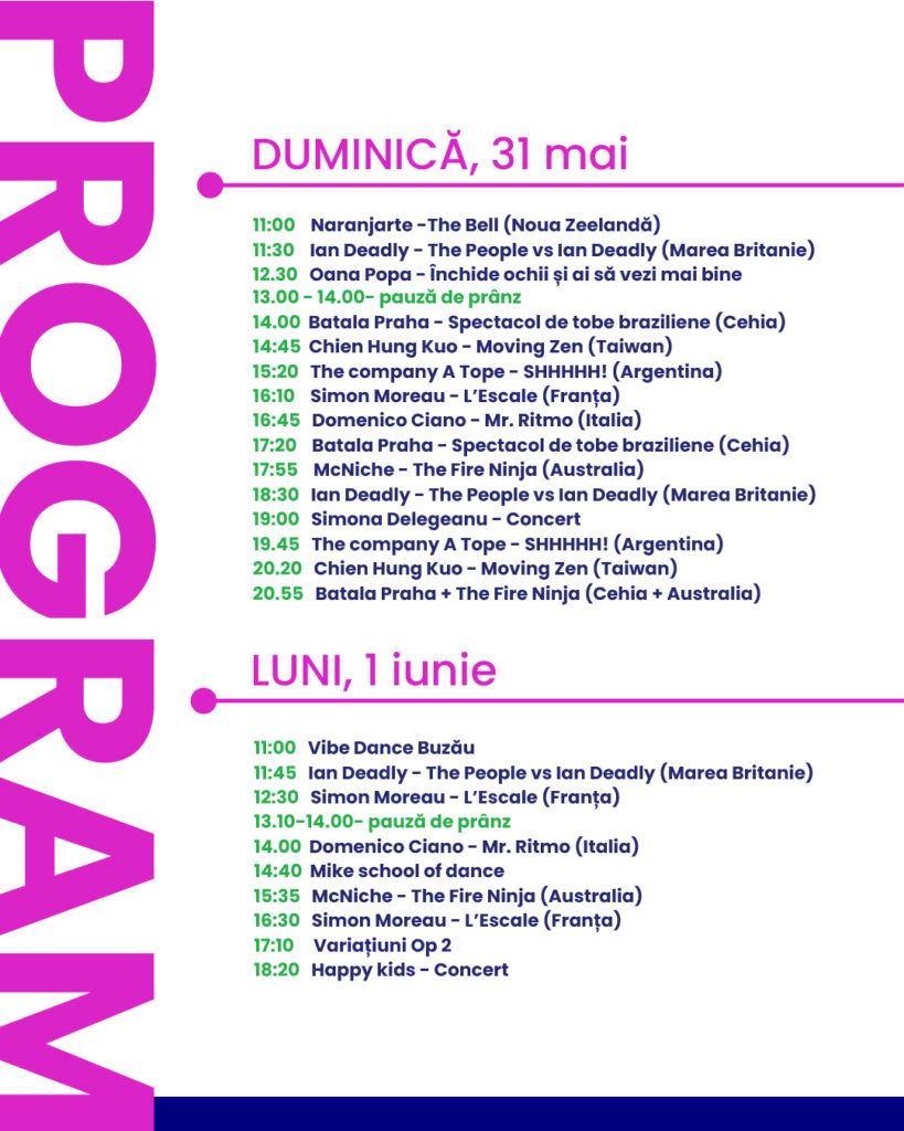 Festivalul AnTanTe va anima orașul. Iată programul evenimentelor! 3 Festivalul AnTanTe Buzău 2026, program evenimente AnTanTe Buzău 2026