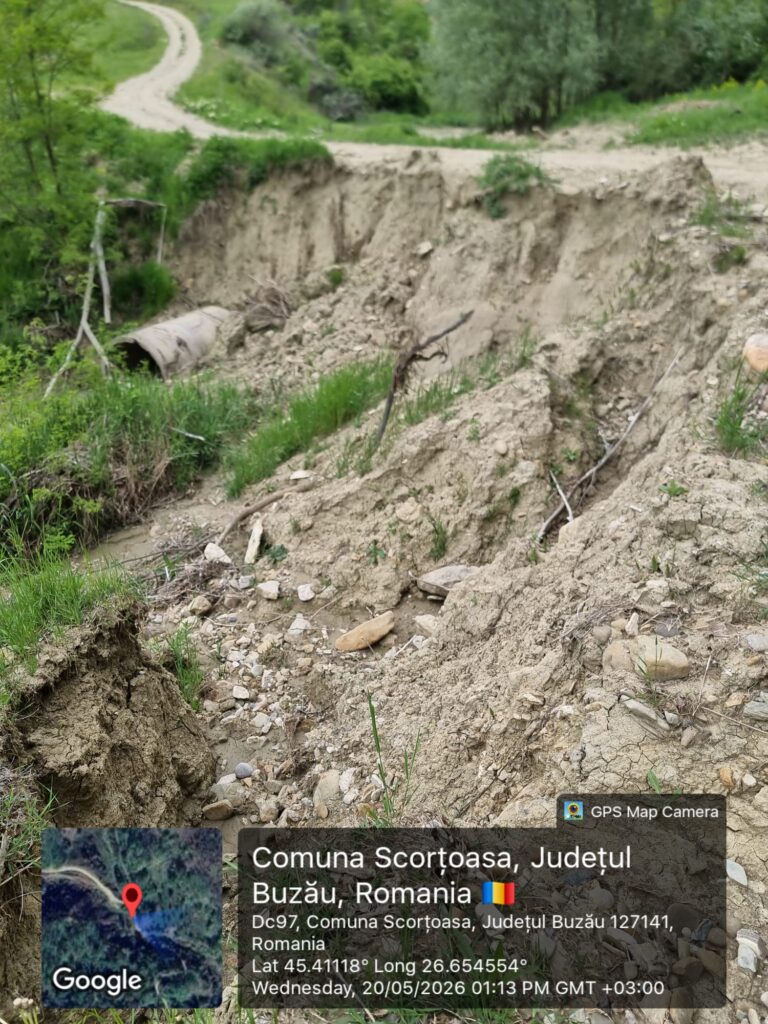 drumuri afectate de ploi județul Buzău
