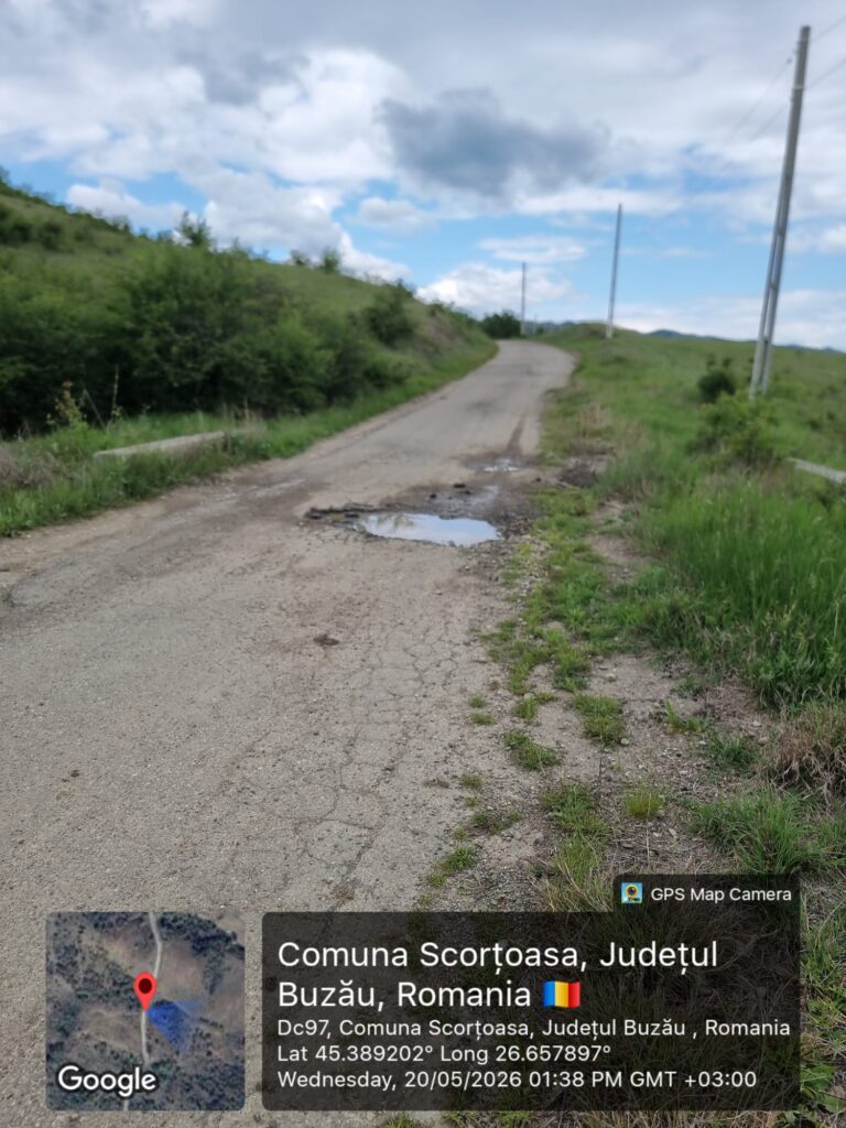 drumuri afectate de ploi județul Buzău