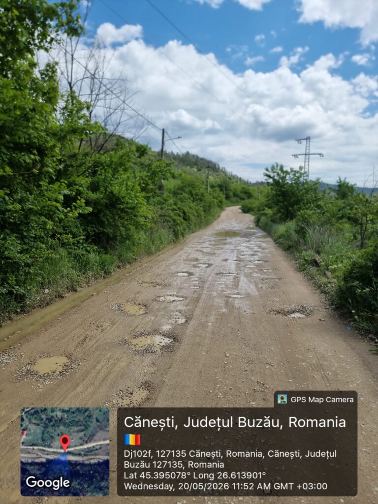 drumuri afectate de ploi județul Buzău