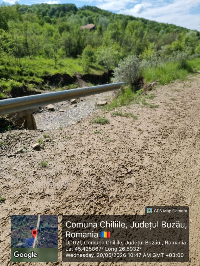 drumuri afectate de ploi județul Buzău