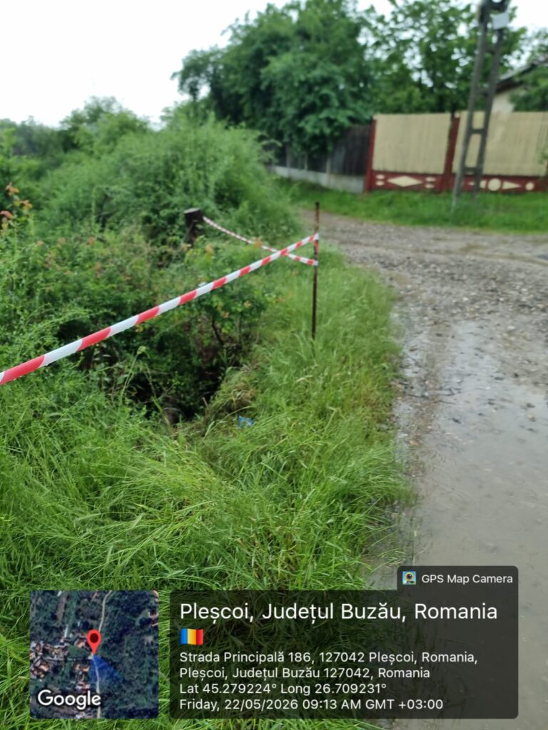 drumuri afectate de ploi județul Buzău