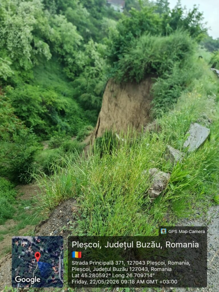 drumuri afectate de ploi județul Buzău