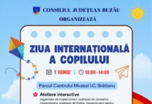 Surprize pentru copii, de 1 iunie, în Parcul Brătianu și la Sala Sporturilor din Buzău