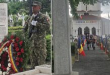 Ceremonia de Ziua Eroilor, încheiată cu defilarea militarilor buzoieni
