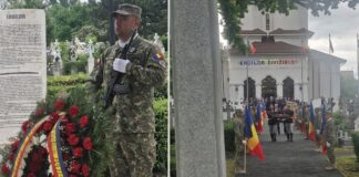 Ceremonia de Ziua Eroilor, încheiată cu defilarea militarilor buzoieni
