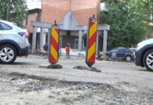 Rețea de gaze avariată de muncitorii de la Troia. Incident pe bulevardul Bălcescu, serviciu sistat