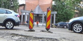 Rețea de gaze avariată de muncitorii de la Troia. Incident pe bulevardul Bălcescu, serviciu sistat