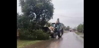 (VIDEO) BALTA ALBĂ. Mobilizare pentru înlăturarea efectelor ploilor abundente și vântului puternic