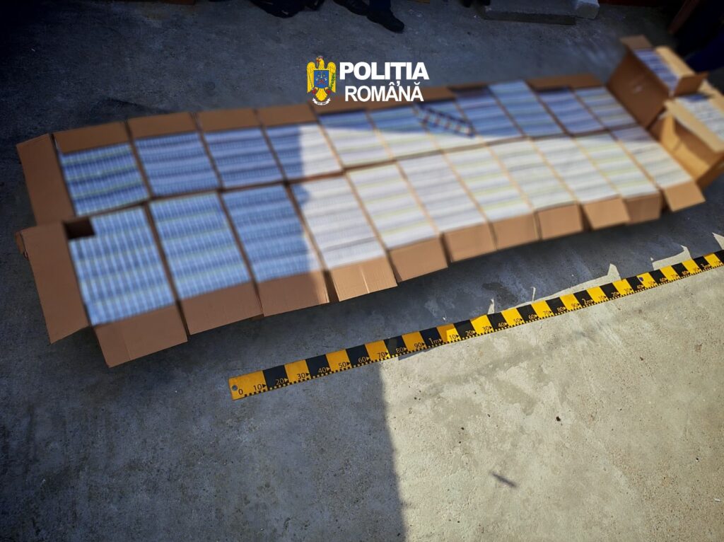 arest contrabandă țigări Buzău, percheziții contrabandă țigări Buzău