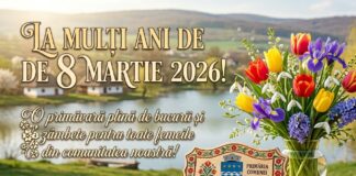 Mesajul Primăriei Balta Albă, cu ocazia zilei de 8 Martie