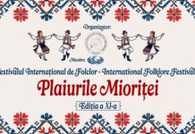 Ansambluri de pe trei continente, la Festivalul Internațional de folclor „Plaiurile Mioriței”