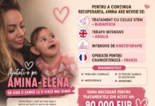 Ajutați-o pe Amina-Elena! Mama micuței: Nimic nu prevestea tragedia care urma să ne schimbe viața pentru totdeauna