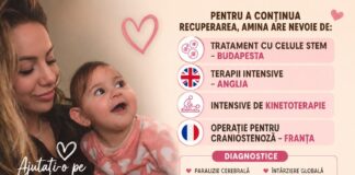 Ajutați-o pe Amina-Elena! Mama micuței: Nimic nu prevestea tragedia care urma să ne schimbe viața pentru totdeauna