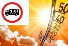 Fără auto de mare tonaj pe A7 și pe drumurile naționale! Ce excepții sunt la restricțiile impuse de codul roșu de caniculă
