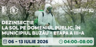 Încă o etapă de dezinsecție în Buzău. Iată programul acțiunilor!
