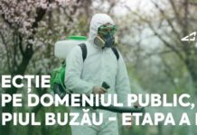 O nouă etapă de dezinsecție în orașul Buzău. Iată programul acțiunilor!