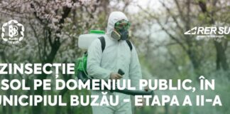 O nouă etapă de dezinsecție în orașul Buzău. Iată programul acțiunilor!