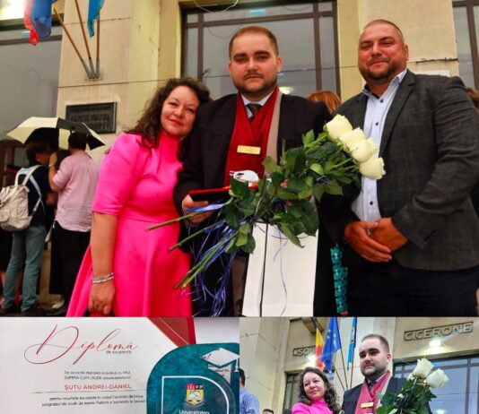 Buzoianul Daniel Șuțu, șef de promoție la Facultatea de Istorie a Universității București