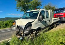 (FOTO) Femeie rănită într-un accident pe DN 10