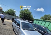 (VIDEO) Mașină furată din Buzău. Surpriză pentru polițiști. Cine a fost autorul