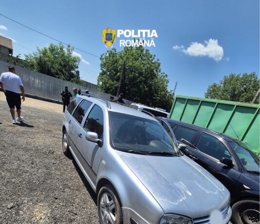(VIDEO) Mașină furată din Buzău. Surpriză pentru polițiști. Cine a fost autorul