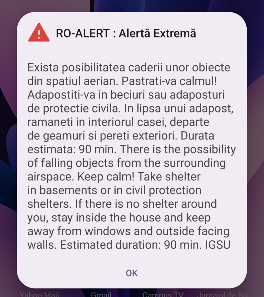 Ro Alert Buzău drone