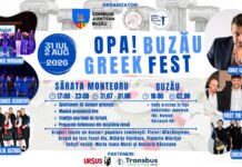 Azi începe „OPA! Buzău Greek Fest”. Iată lista artiștilor și programul spectacolelor!