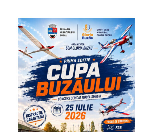 Cupa Buzăului la Modelism, sâmbătă, pe stadionul de atletism