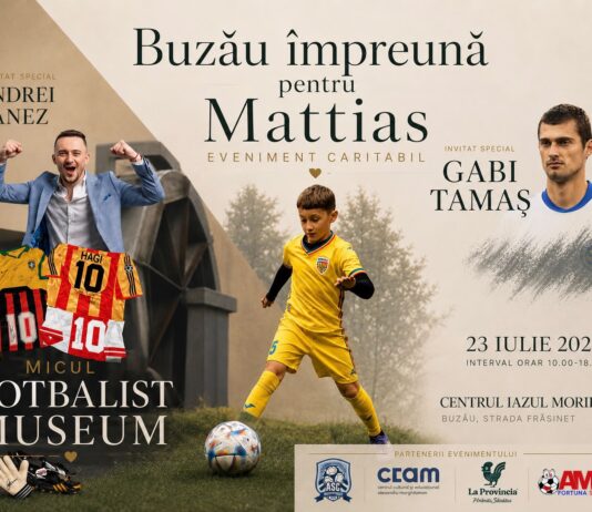 Eveniment caritabil. Buzău împreună pentru Mattias. Gabi Tamaș și Andrei Vanez, prezenți