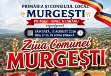 Localnicii, așteptați la Ziua Comunei Murgești. Cine va încânta publicul, duminică, 15 august