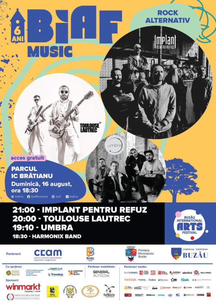 Începe BIAF, un festival de neratat. O lună plină de distracție pentru buzoieni 2 BIAF 2026, Buzău International Arts Festival 2026