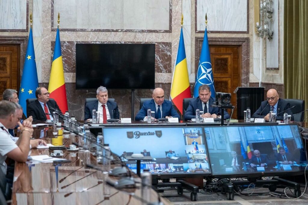 Leonard Dimian prefect de Buzău, proiecte PNRR Buzău, ședință prefect Buzău Leonard Dimian proiecte PNRR