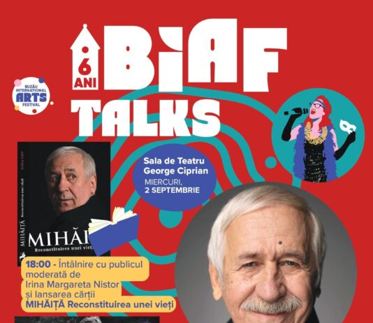 BIAF. Tătuțu’ vine la Buzău. George Mihăiță, în două seri speciale. Lansare de carte, proiecție de film și spectacol