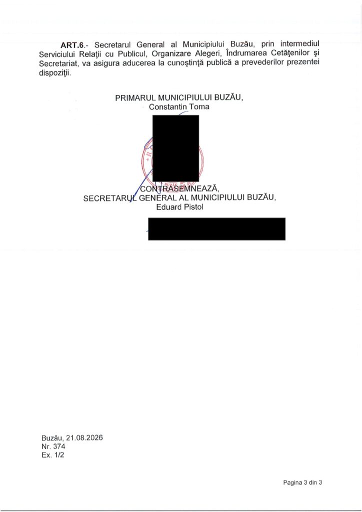 Ședință la Palatul Comunal. Ce proiecte sunt pe ordinea de zi de joi, 27 august 3 proiecte CLM Buzău august 2026, ședință CLM Buzău august 2026