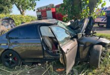 (FOTO) Impact fatal. Doi bărbați, morți în accident. Doi răniți, transportați la spital